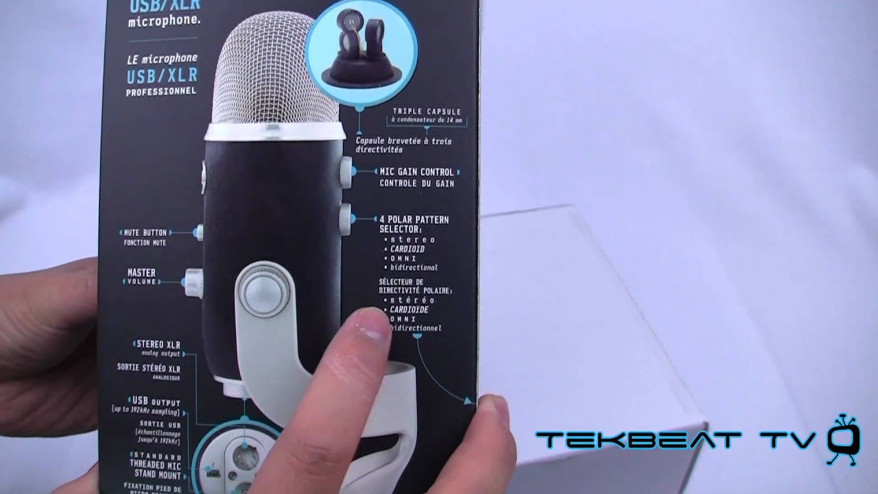 Blue Microphone Yeti Pro Professional Mic Unboxing