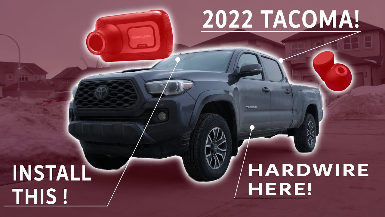 Nextbase 522GW DASHCAM INSTALL on the 2022 Toyota TACOMA TRD Sport | EASY DIY