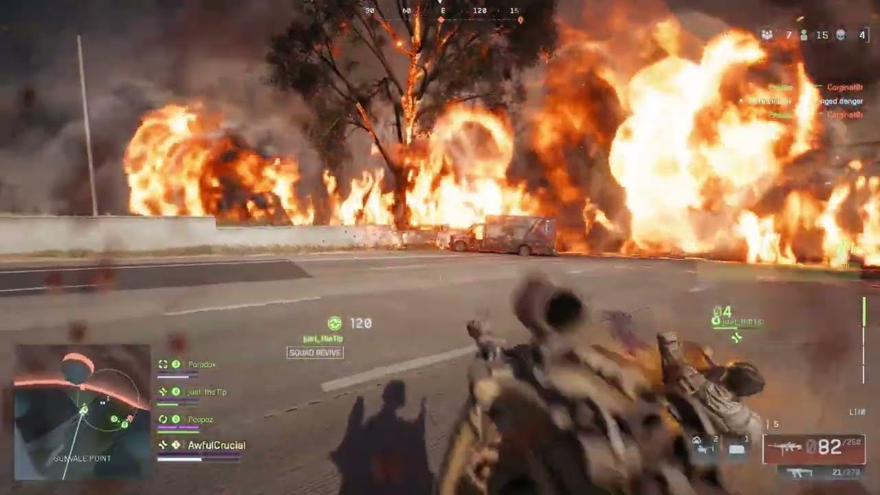 Leveraging The Railgun & Full Squad Redeploy in this BR Red Sec Dub!