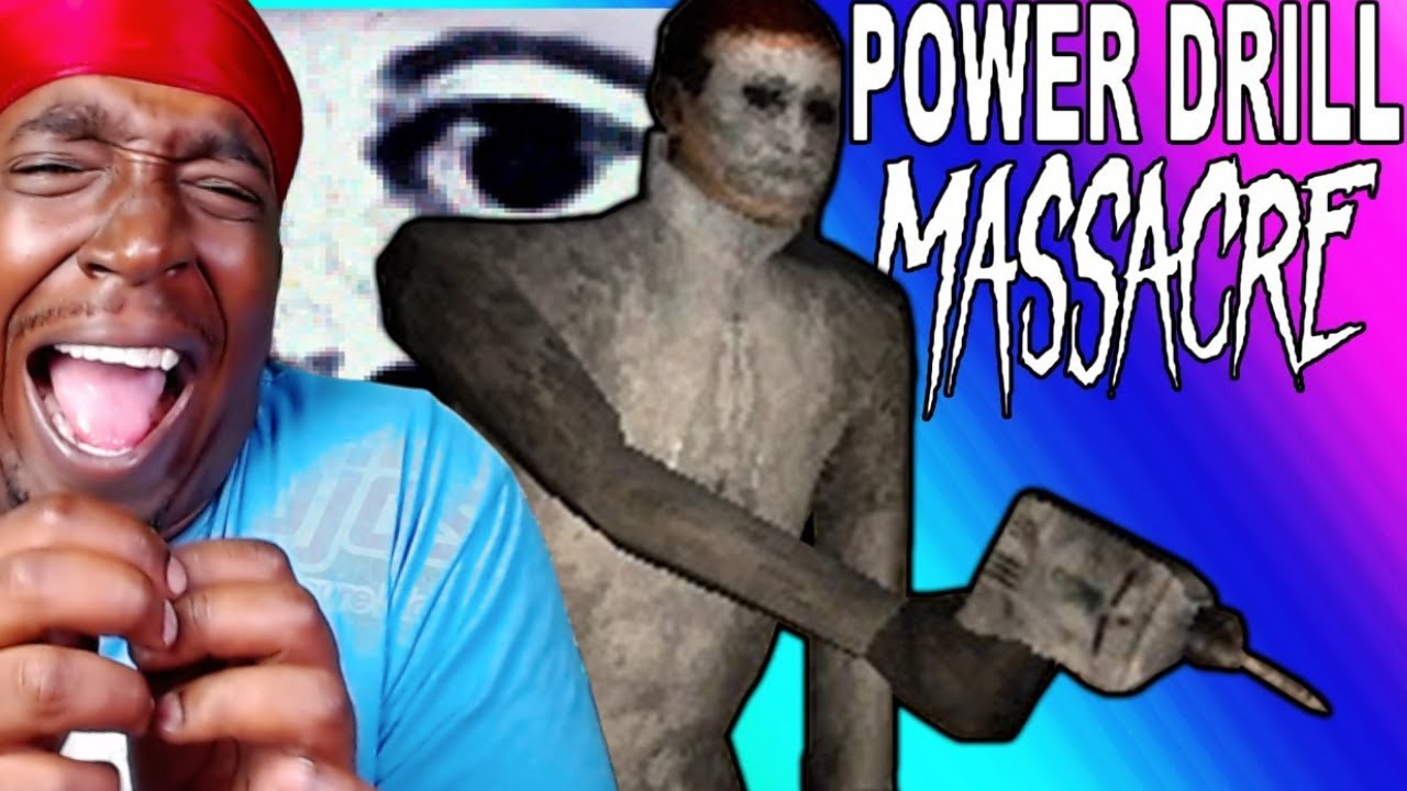 Power Drill Massacre - Horror Game Playthrough w/ Lui (Dude I'm Not Scared) - REACTION