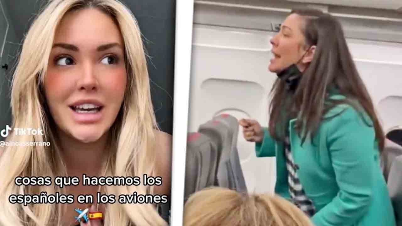 Una azafata de vuelo explica las típicas cosas que hacemos los españoles, y la gente se enfada
