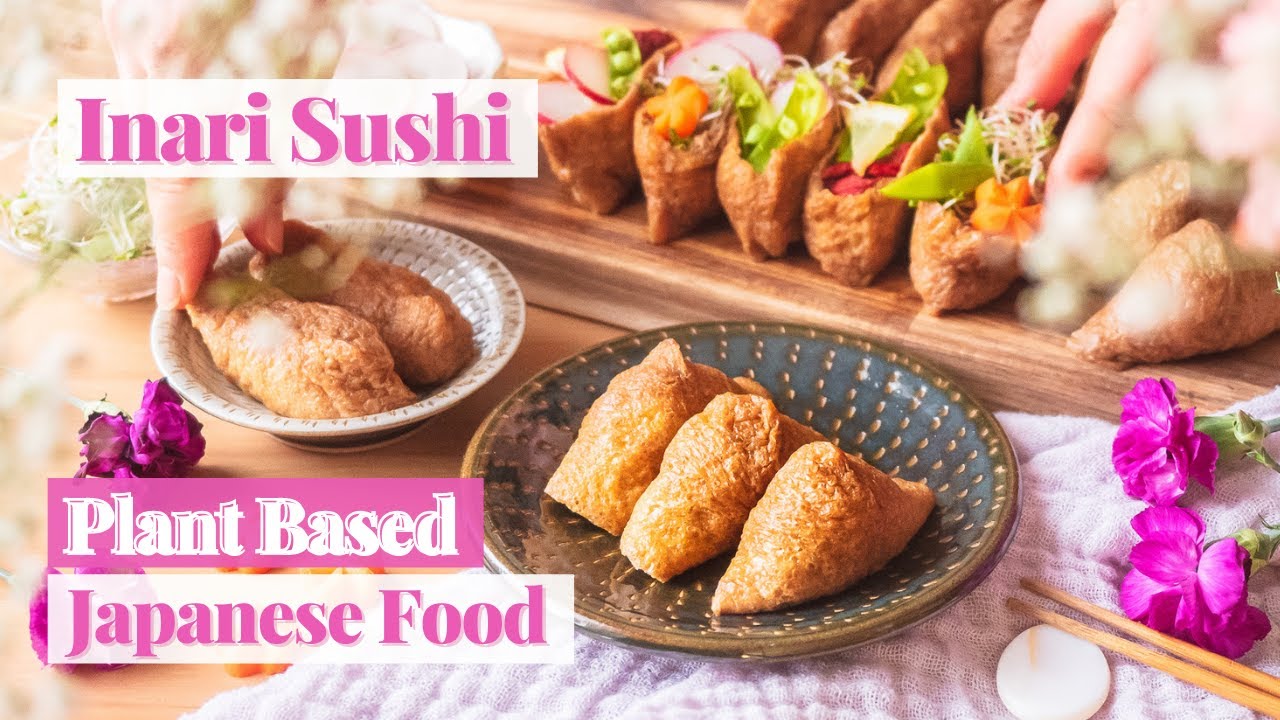 INARI SUSHI 3 WAYS | Healthy Sushi Recipe + How to Make Healthy Sushi Rice TRADITIONAL VEGAN WASHOKU