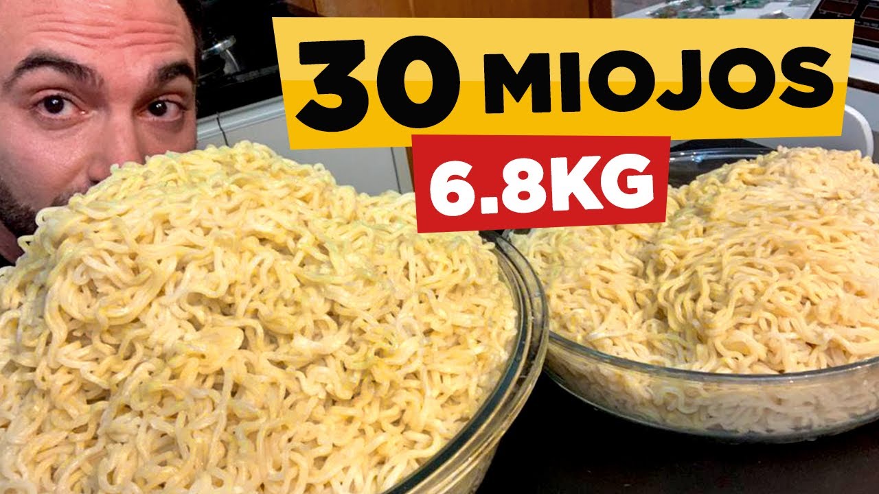 DESAFIO DOS 30 MIOJOS!!! [6.8 KG / 11.049 KCAL]