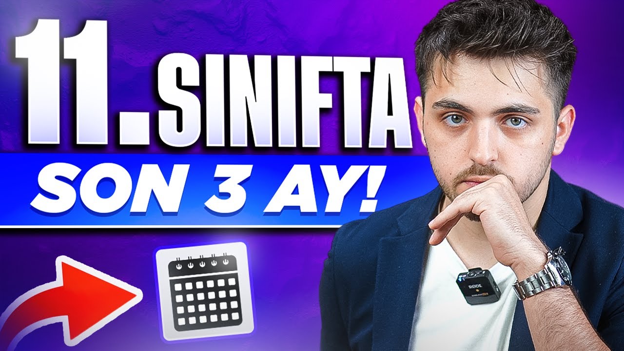 11.SINIFTA SON 3 AY BUNLARI MUTLAKA YAP!