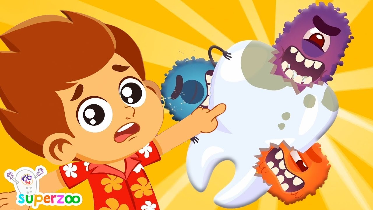 Aprender a Escovar os Dentes 🦷 | Música Infantil + Aventuras SuperZoo Brasil