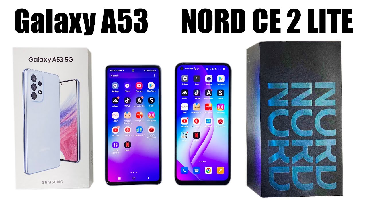SAMSUNG Galaxy A53 vs OnePlus NORD CE 2 Lite SPEED TEST