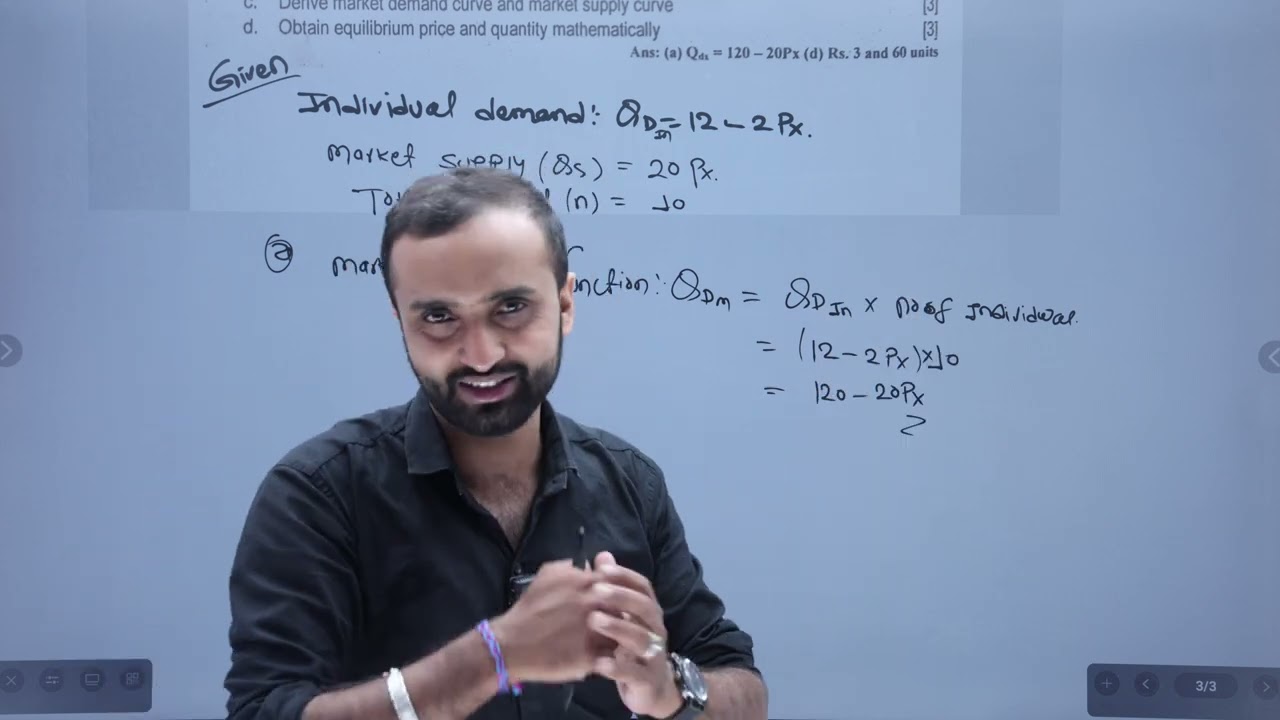 BBS 1st years // Chapter-2 // Numerical problem // Micereconomics //Discriptive Qns. // old is gold