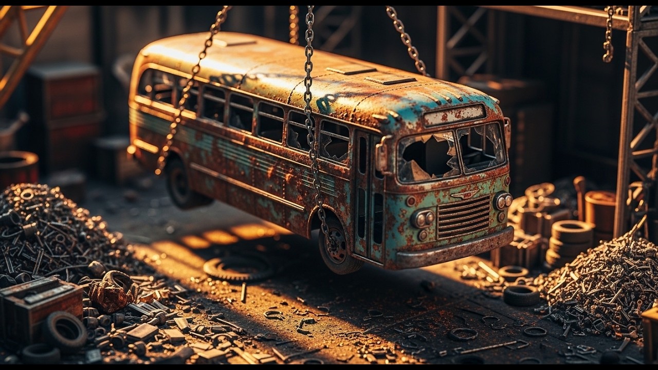 Extreme Bus Restoration | Scrap Yard to Showroom Transformation