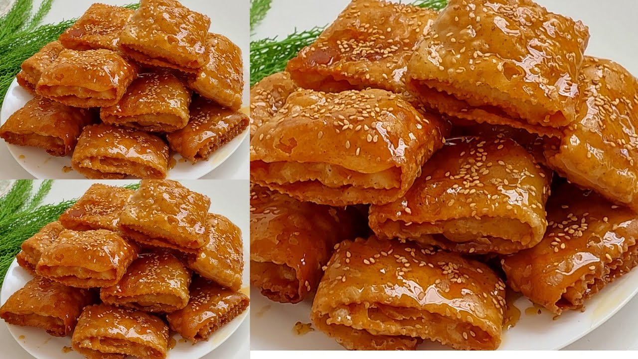 هادي لي غتهنيك في رمضان بلا كترة لقوام معسلة بمذاق الشباكية ساهلة ماهلة /رغايف بمذاق الشباكية