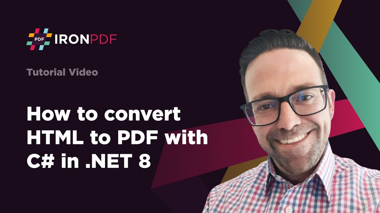 How to convert HTML to PDF with C# in .NET | IronPDF