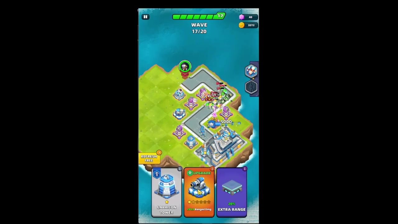 1 Hours Playing Raid Rush Android Tower Defense Game