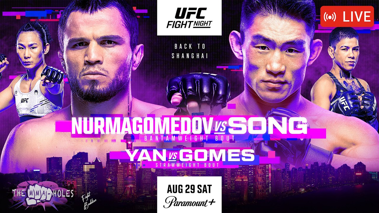 🔴UFC SHANGHAI: UMAR NURMAGOMEDOV x SONG YADONG + YAN x GOMES | LIVE STREAM