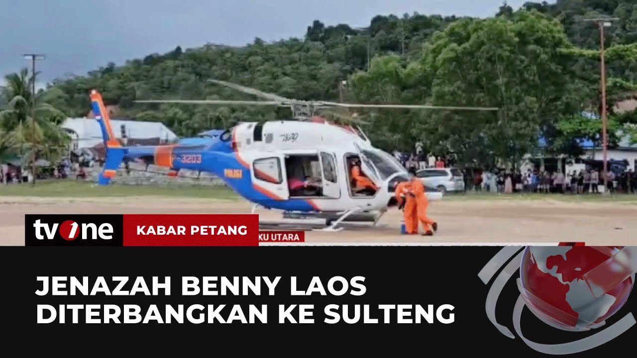 Jenazah Cagub Malut Benny Laos Diterbangkan ke Sulteng | Kabar Petang tvOne