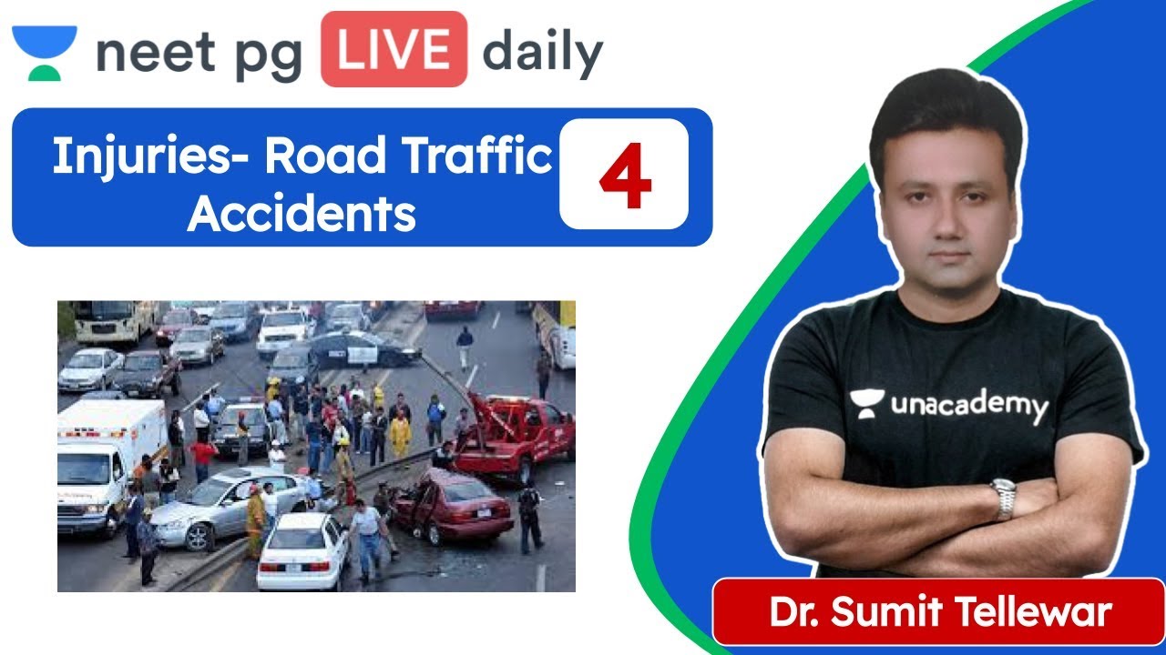 NEET PG: Injuries | Road Traffic Accidents L4 | Unacademy NEET PG | Dr. Sumit Tellewar