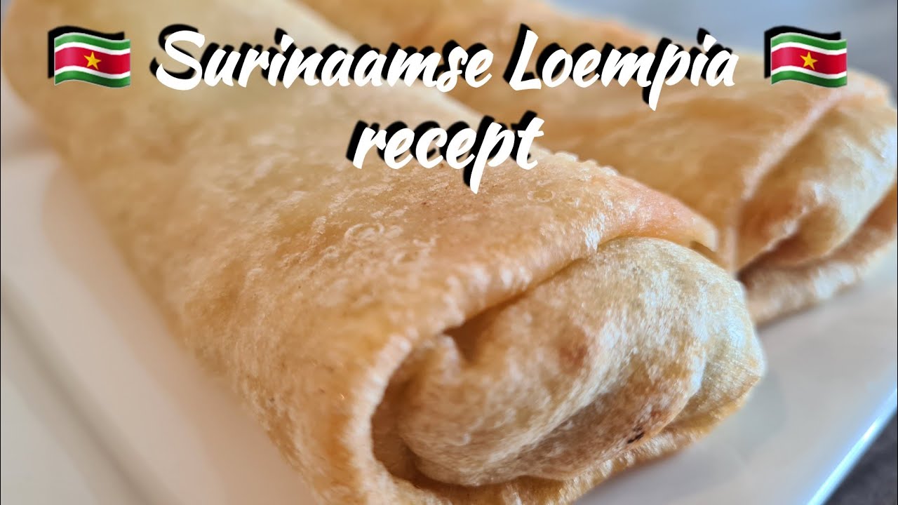 🇸🇷 Surinaamse Loempia recept | Surinam Eggroll Lumpia Springroll recipe |
