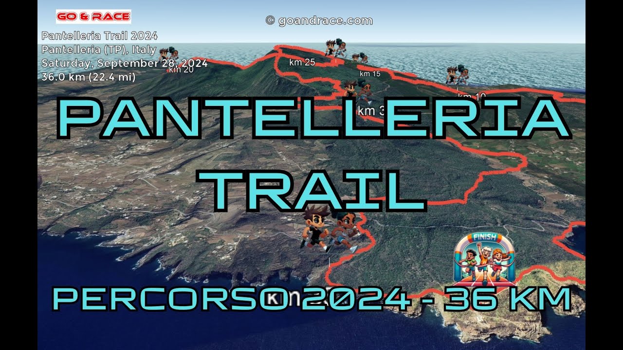 Pantelleria Trail 2024: vola sul percorso di 36 km!