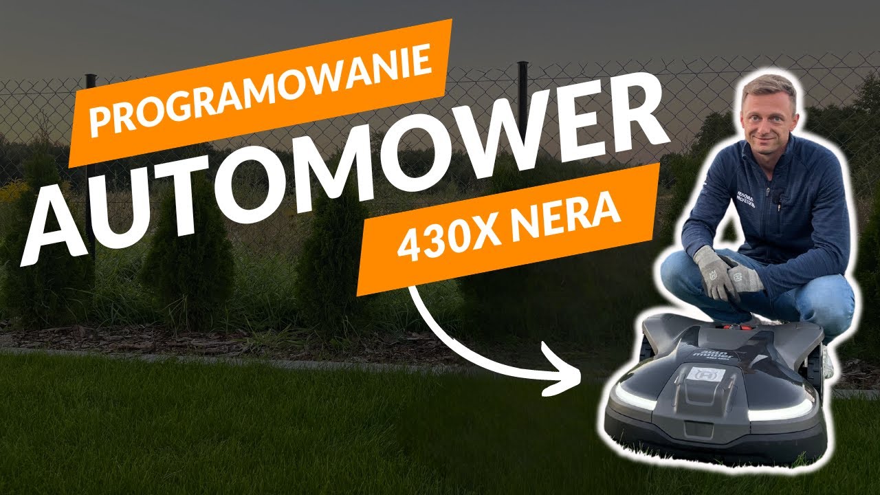 Programowanie i instalacja robota koszącego 430X NERA marki Husqvarna