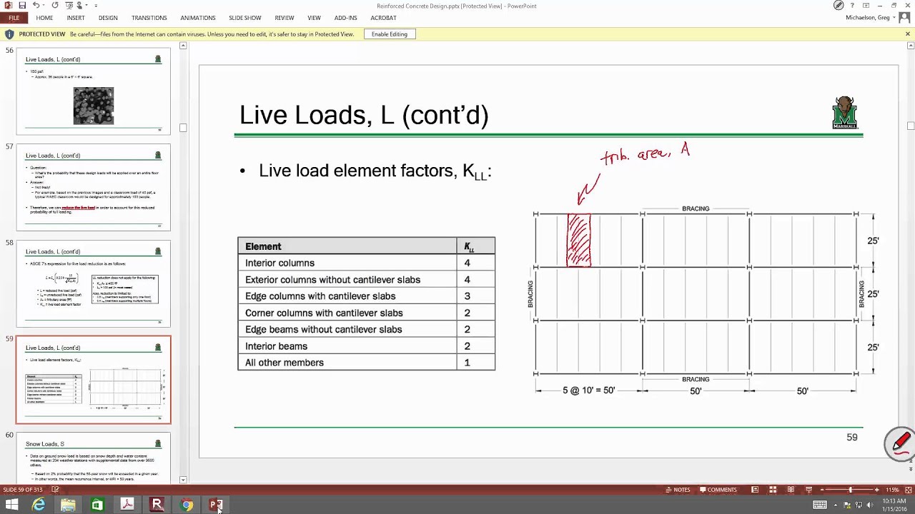 CE 413 Lecture 03: Structural Loads (2016.01.15)