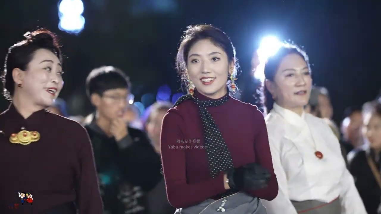 雍吉领舞,卓热查姆锅庄团队舞蹈💖💖 Tibetan dance 💖 tibetan dance performance💖 tibetan guozhuang dance💖