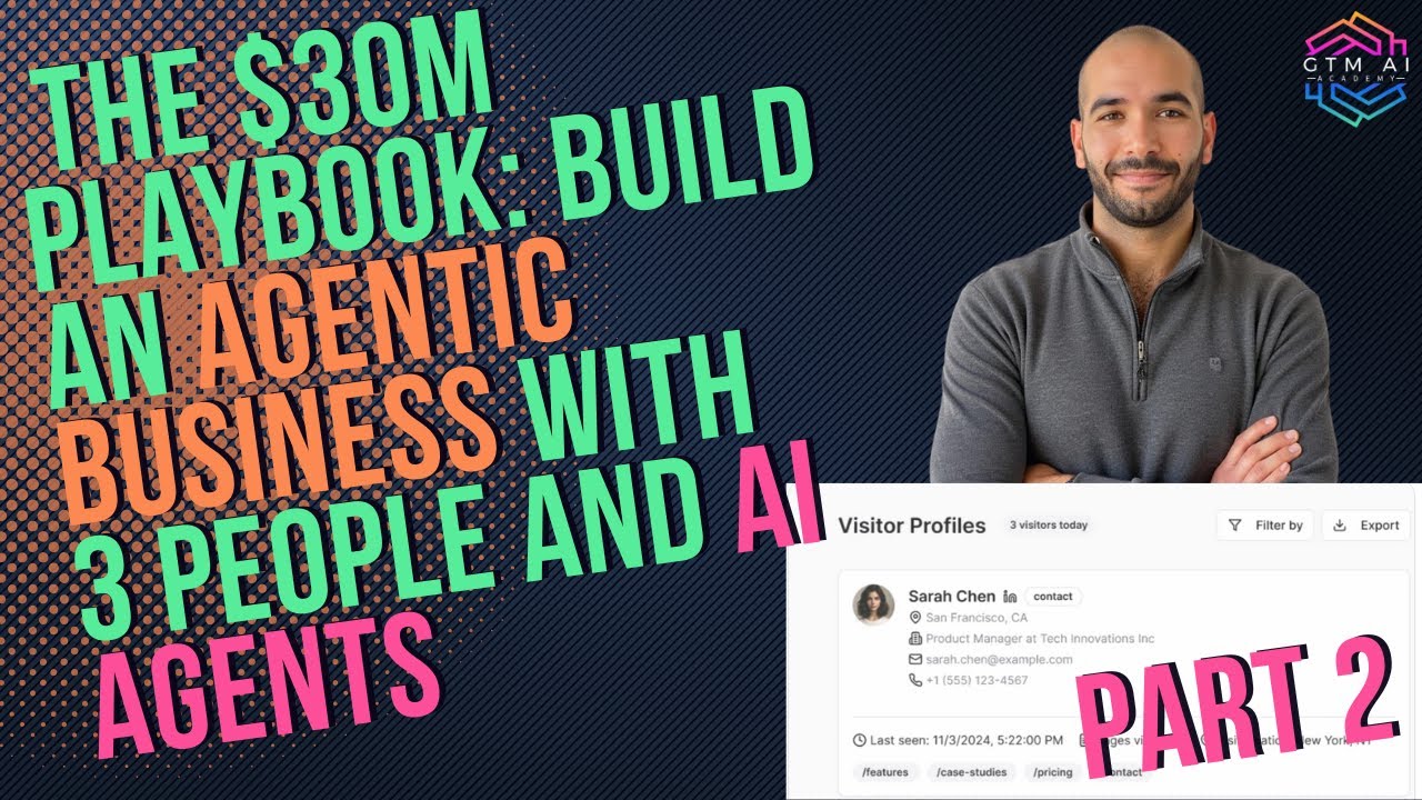 The $30M Playbook Part 2: How to Build an Autonomous Business with 3 People and AI Agents