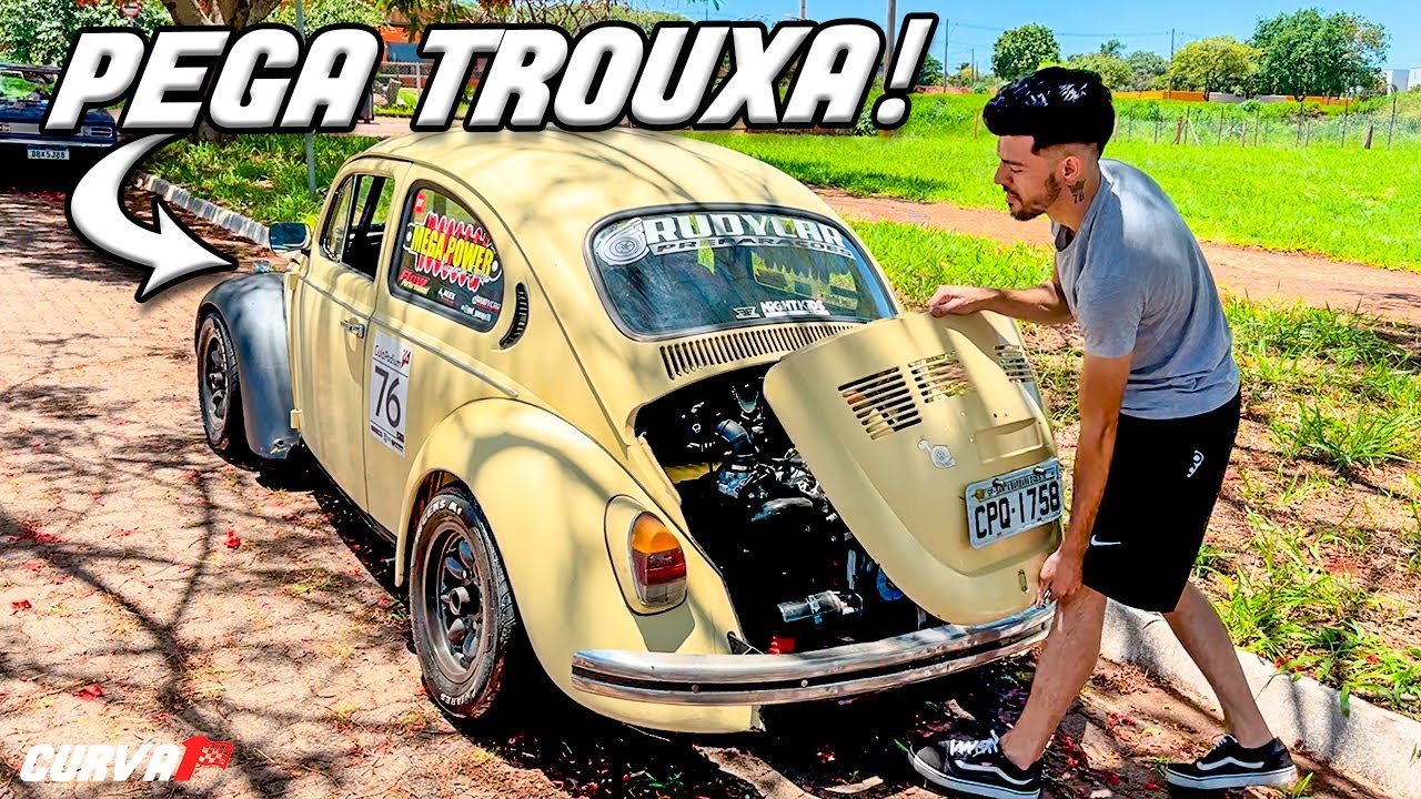 OLHA O MOTOR QUE ELE COLOCOU NESSE FUSCA!! 🔥