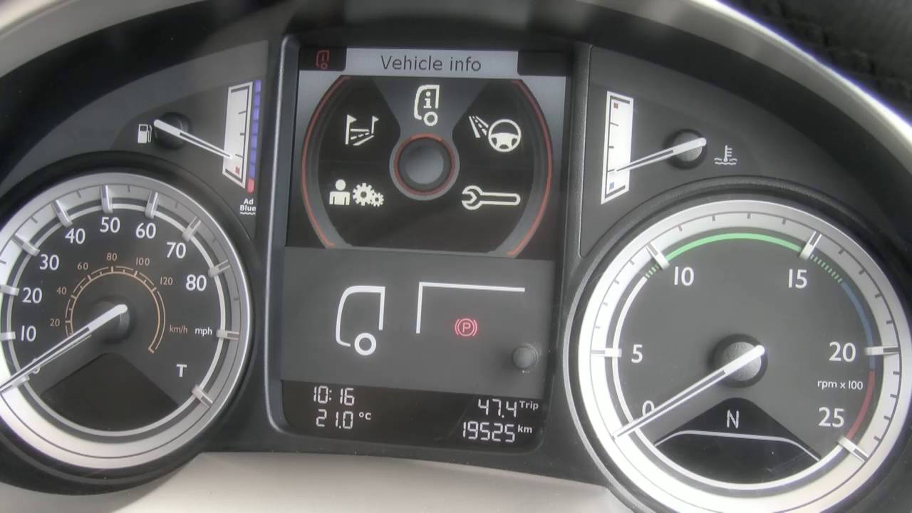 DAF Trucks UK | CF Driver Training Videos | 14 Master Display