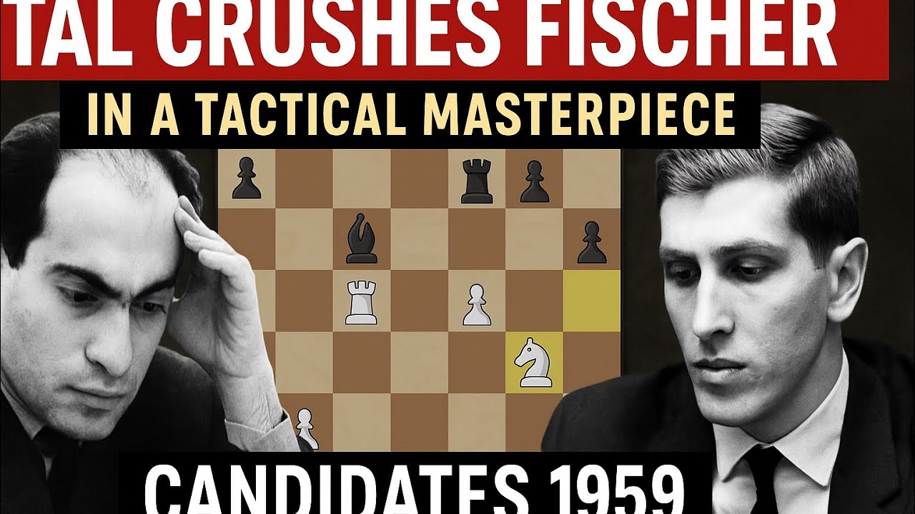 Tal Crushes Fischer in a Tactical Masterpiece | Candidates 1959
