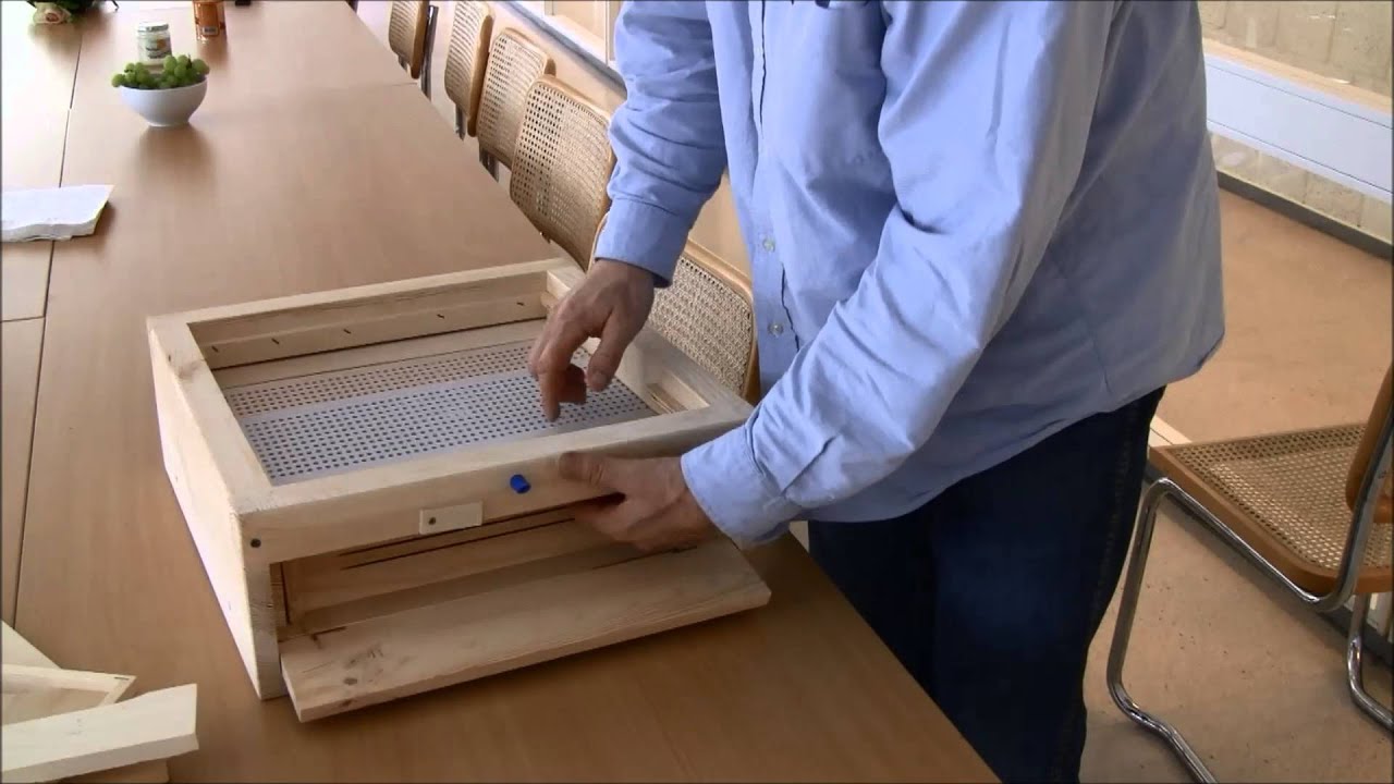 Demonstation af den polske pollenfelle