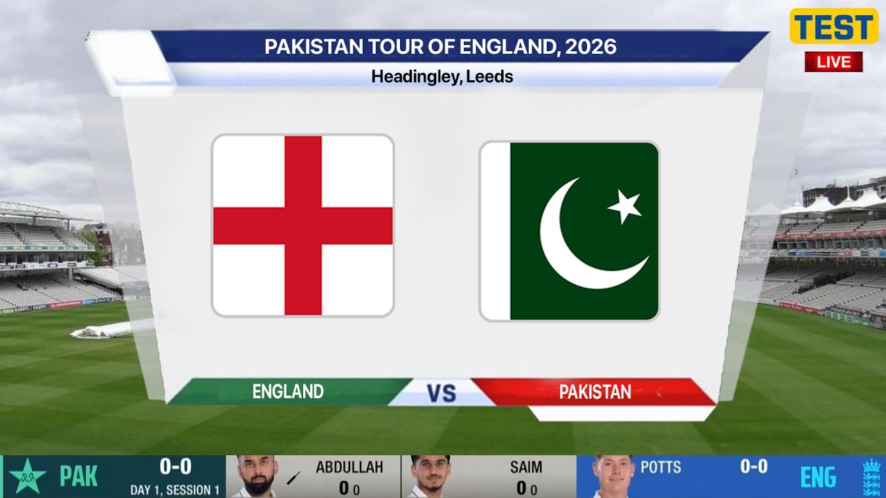 🔴 Live: Pakistan Vs England Live &ndash; 2nd Test | Live Scores & Commentary | PAK vs ENG Live Match Today