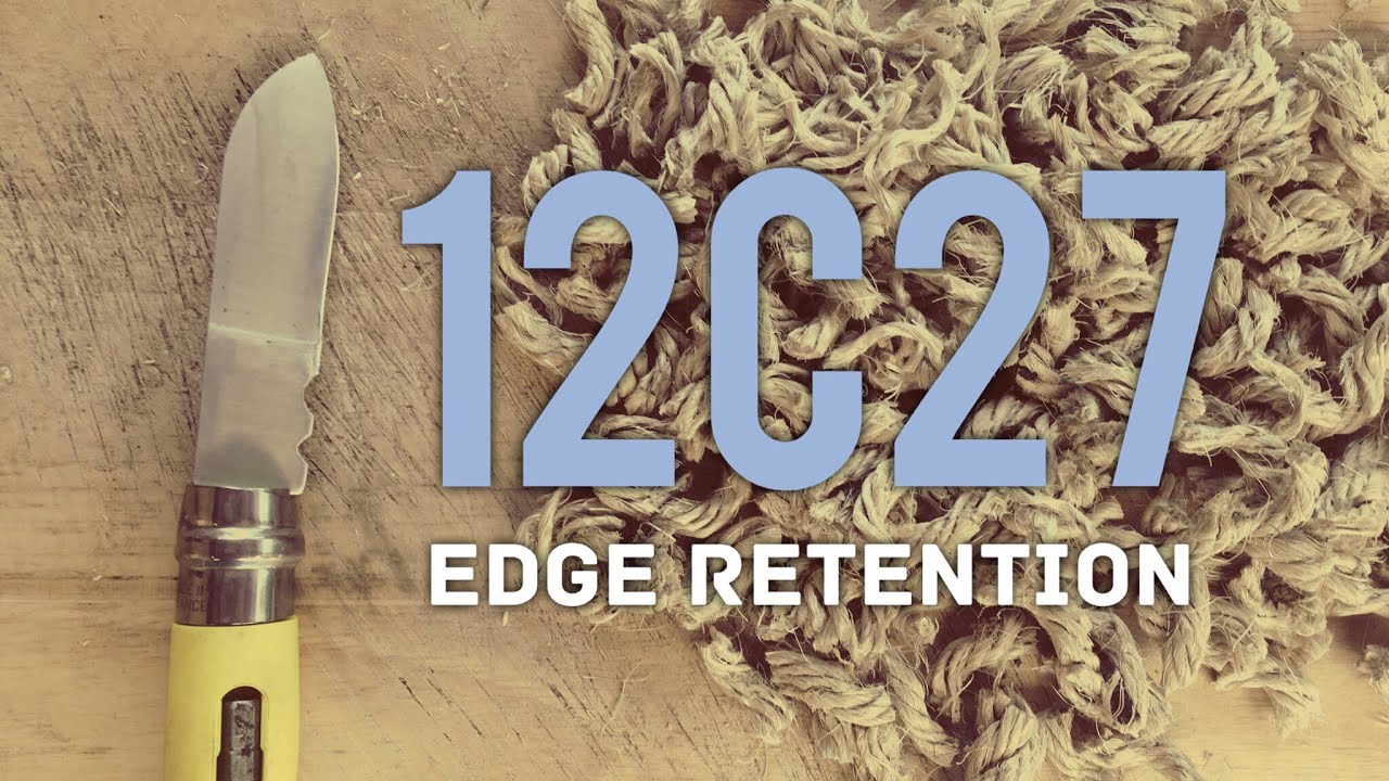 Edge Retention Test -  12c27 Opinel Mod