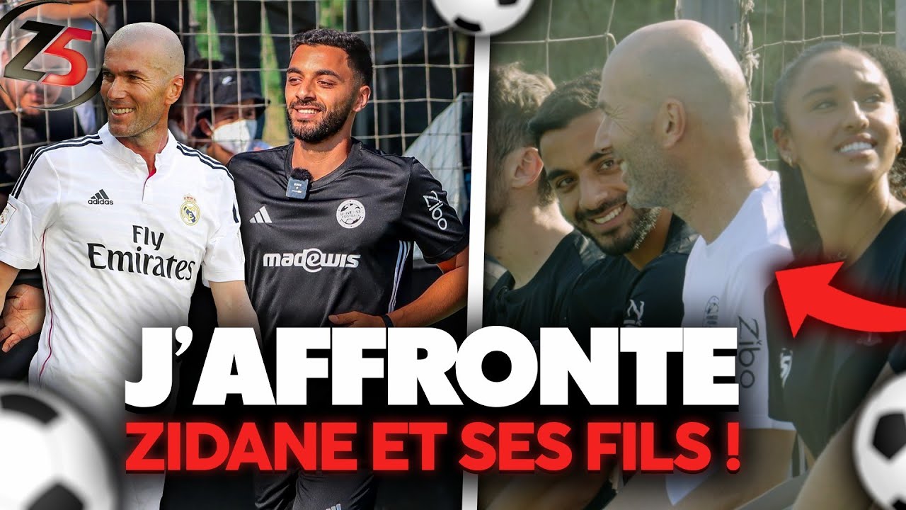 J'affronte ZINÉDINE ZIDANE et ses fils ! Suspens de fou jusqu’à la dernière seconde...