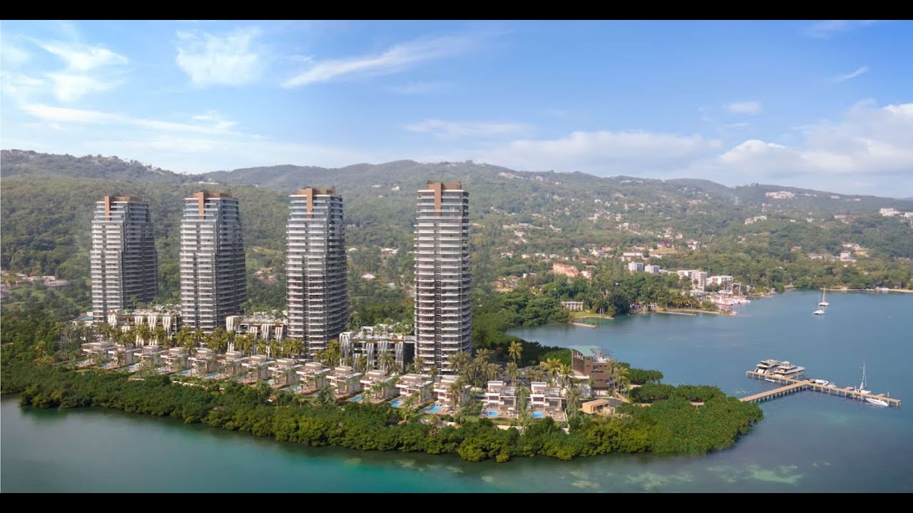 The Pinnacle Towers. The Swallowtail Concrete Foundation Revealed. Montego Bay Jamaica.