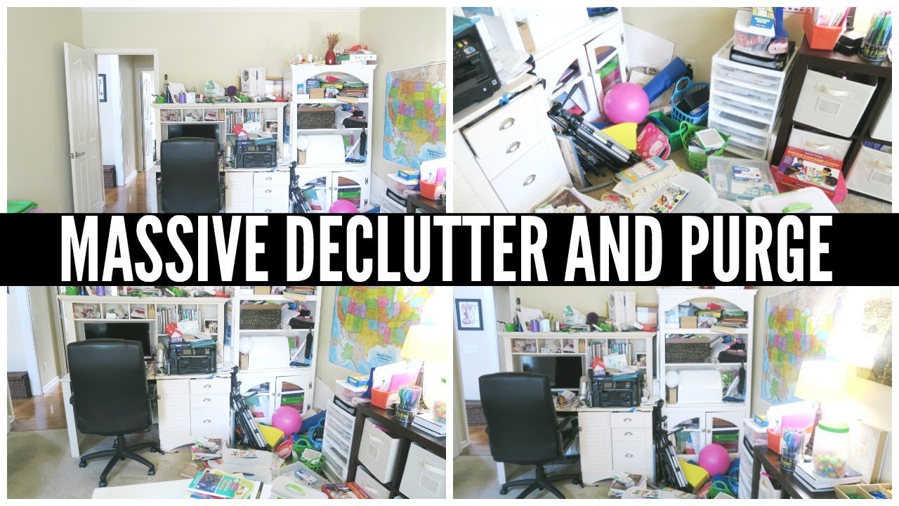 THE HARDEST DECLUTTERING PROJECT EVER 😩 Extreme Declutter with me | Dealing with Decision Fatigue