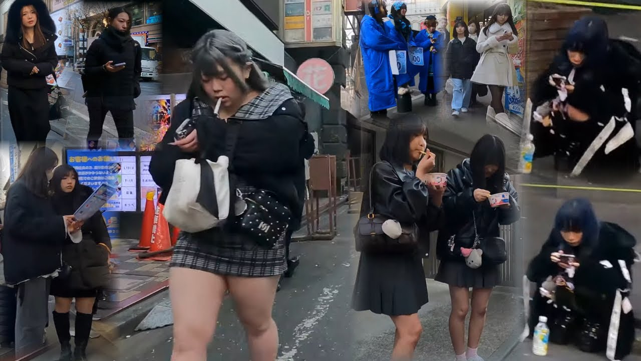 2月初旬月曜日の大久保・歌舞伎町周辺