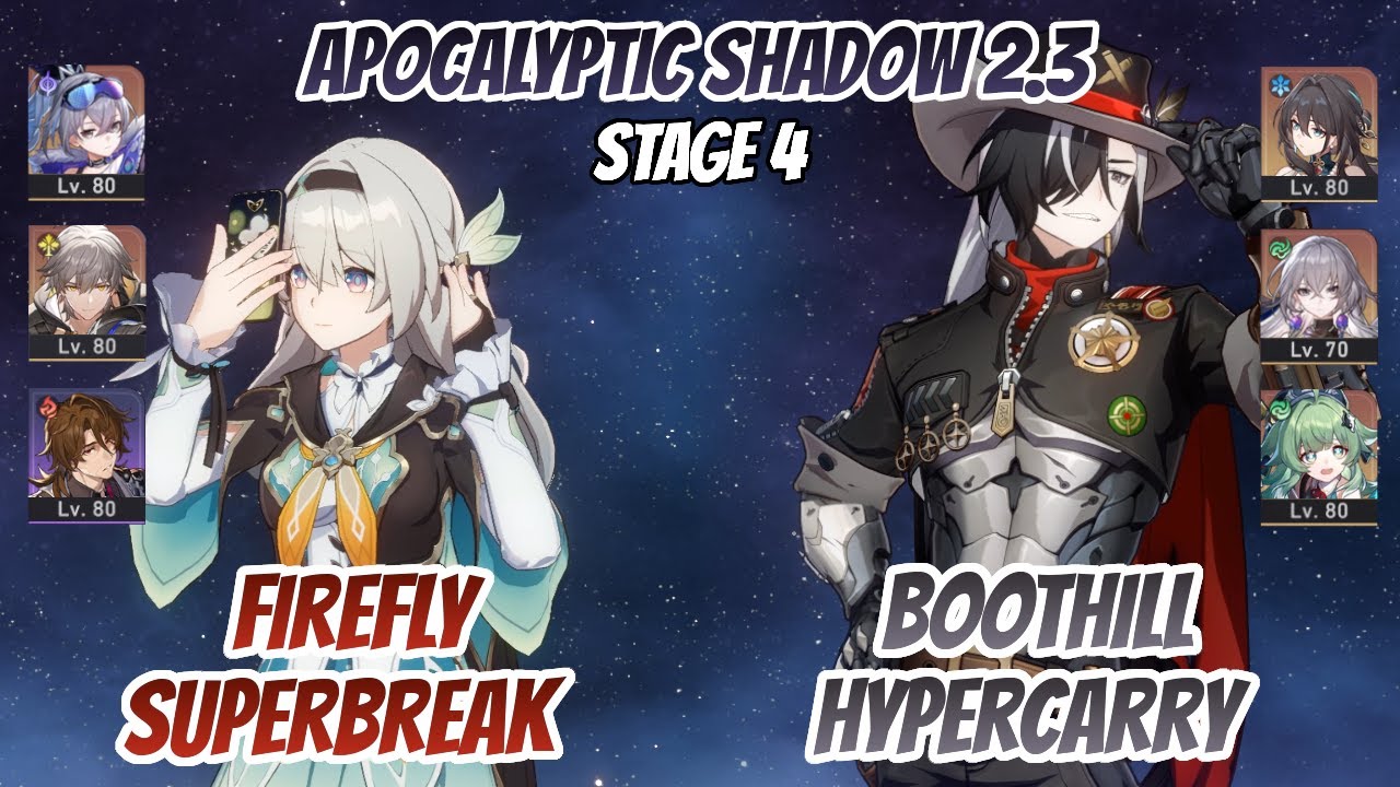 Firefly SB x SW & Boothill HyperBreak Apocalyptic Shadow Stage 4 (3 Stars) | Honkai Star Rail