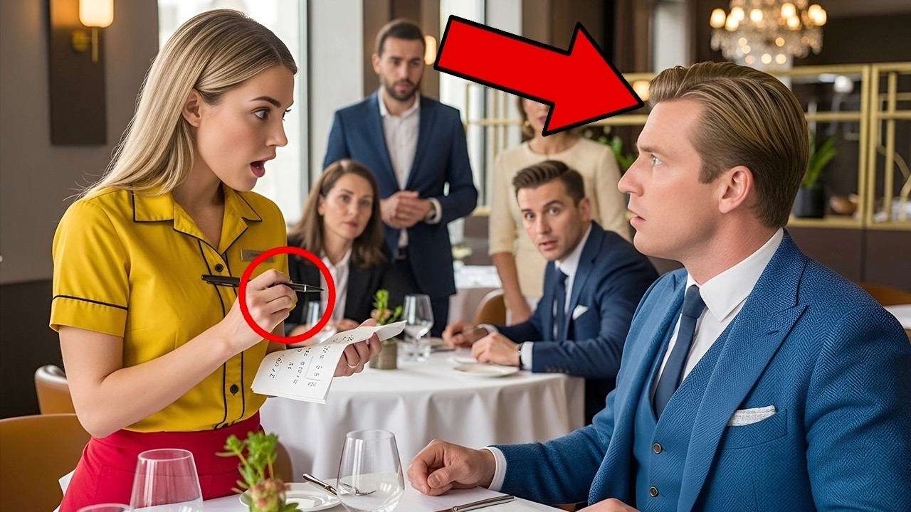 Le milliardaire parie qu’elle échouera — la serveuse répond avant la fin