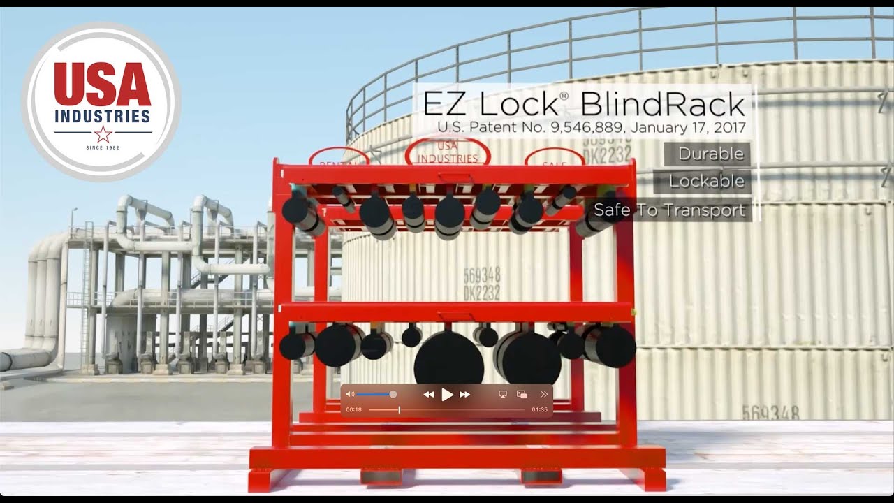 USA Industries EZ Lock Blind Rack® Explainer Video