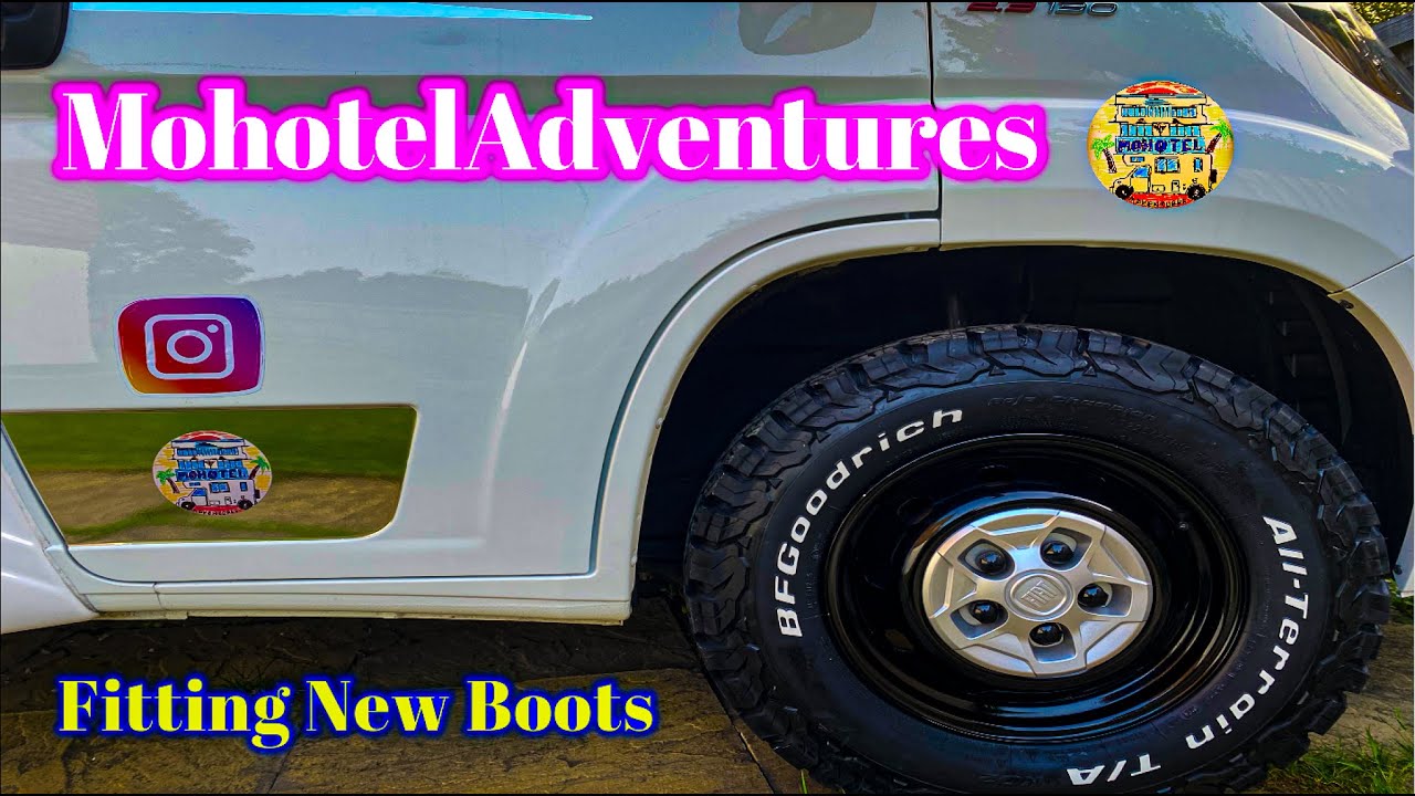 Bürstner motorhome tyre change BFGoodrich all terrain Ko2
