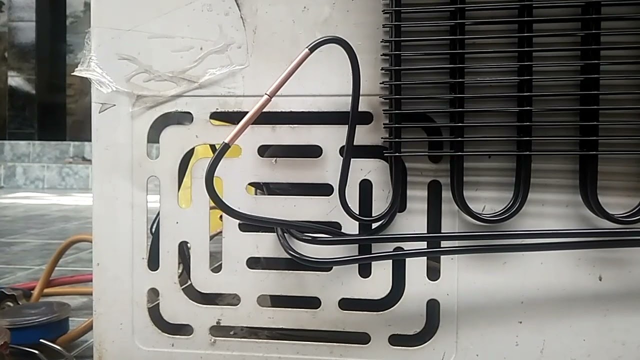 Ganti kondensor freezer box 200 liter