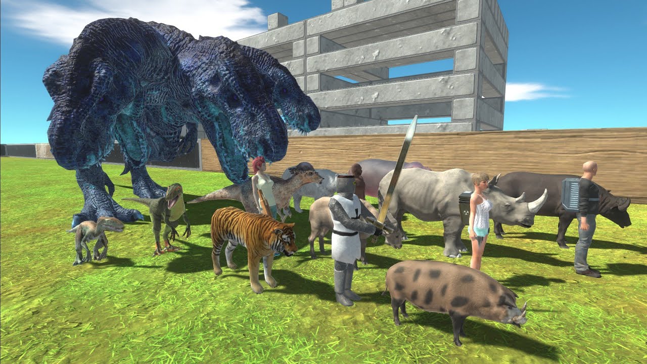 Escape from HYDRA T-REX - Animal Revolt Battle Simulator