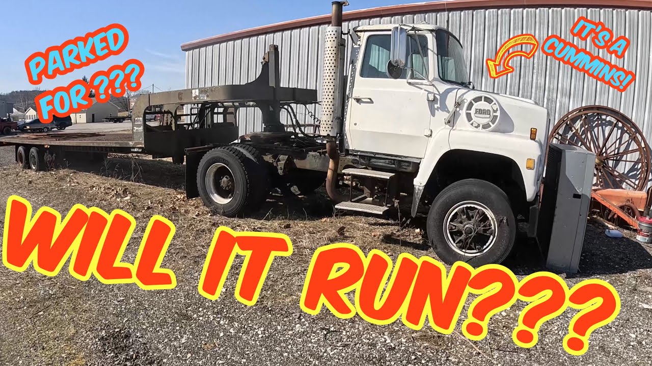 I bought the CHEAPEST SEMI: Ford L9000 Big Cam CUMMINS 855 diesel WILL IT RUN????