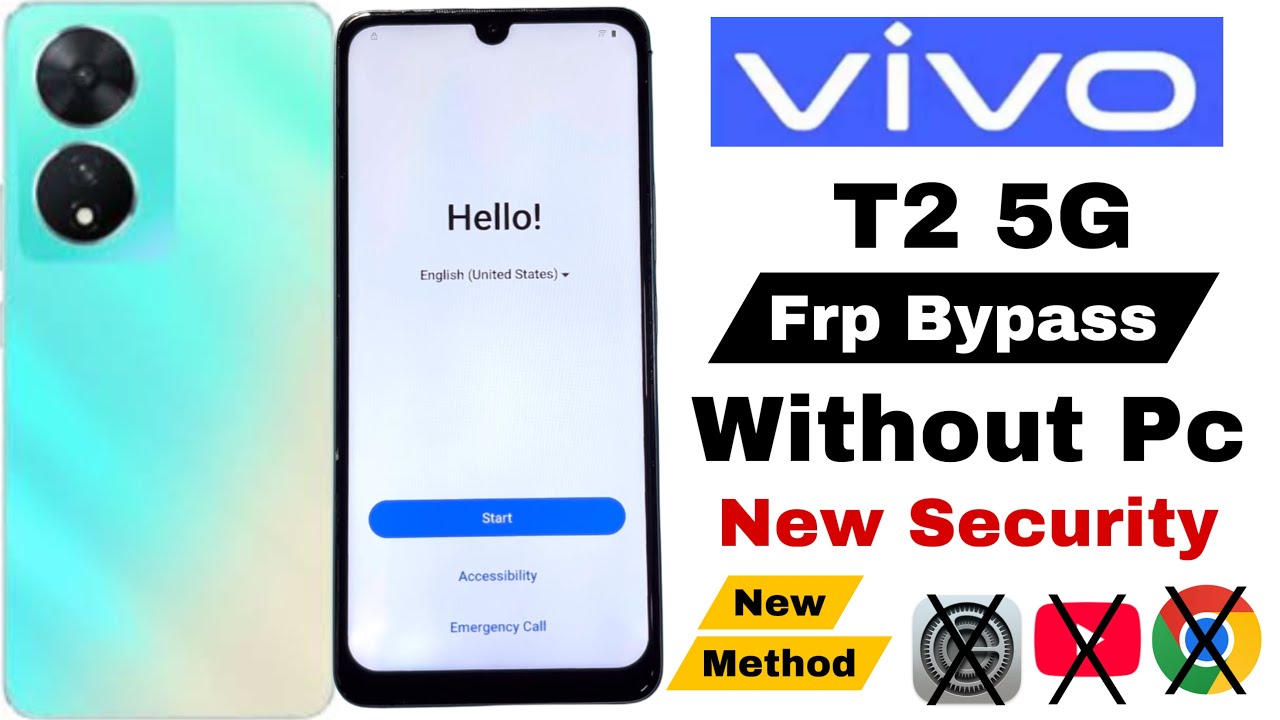 Vivo T2 5G Frp Bypass | Without PC | Google Account Unlock Android 15 - New Security Update 2025