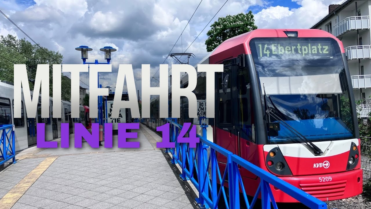 Mitfahrt K5000 | Linie 14 | Keupstr. - Reichenspergerplatz | (Stadtbahn Köln)