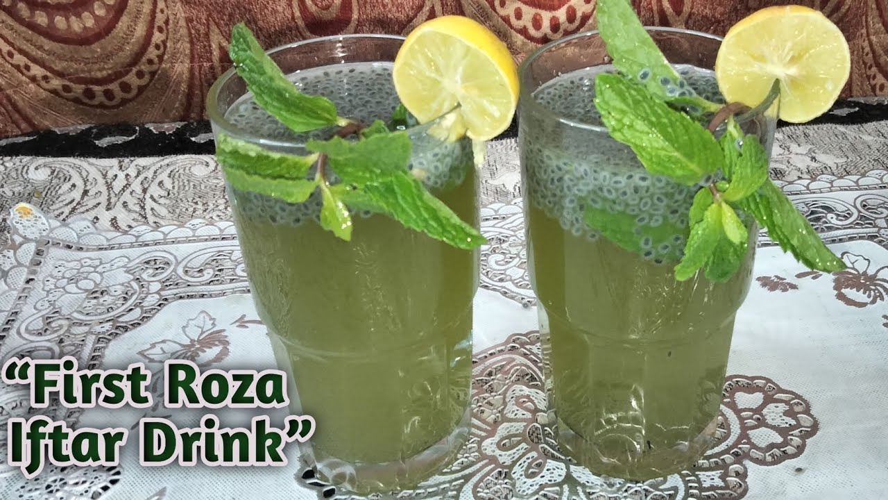Mint Lemonade Recipe | nimbu pudina sharbat recipe | pudina sharbat | ramadan special drink recipe 