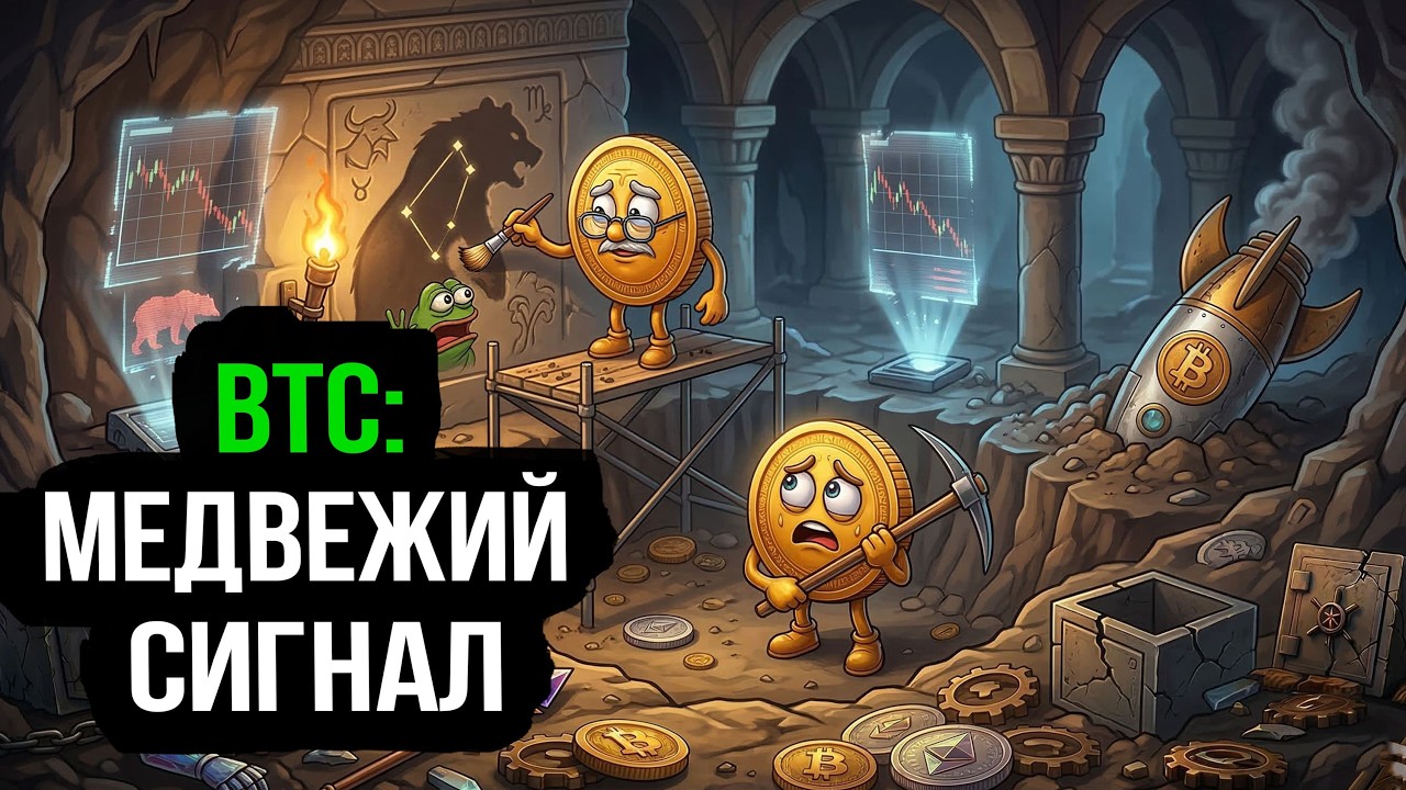 Скрытый медвежий сигнал на BTC: Готовимся к откату?