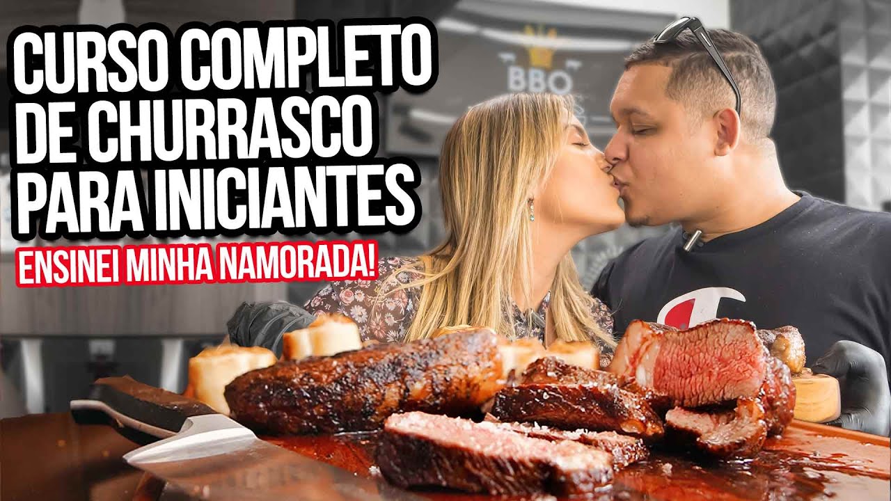 COMO FAZER CHURRASCO (PRIMEIRO CHURRASCO) | ENSINEI MINHA NAMORADA