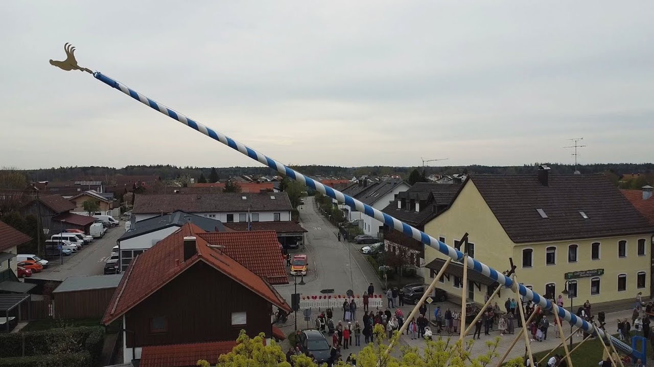 1. Mai 2023 - Maibaumaufstellen in Harthausen