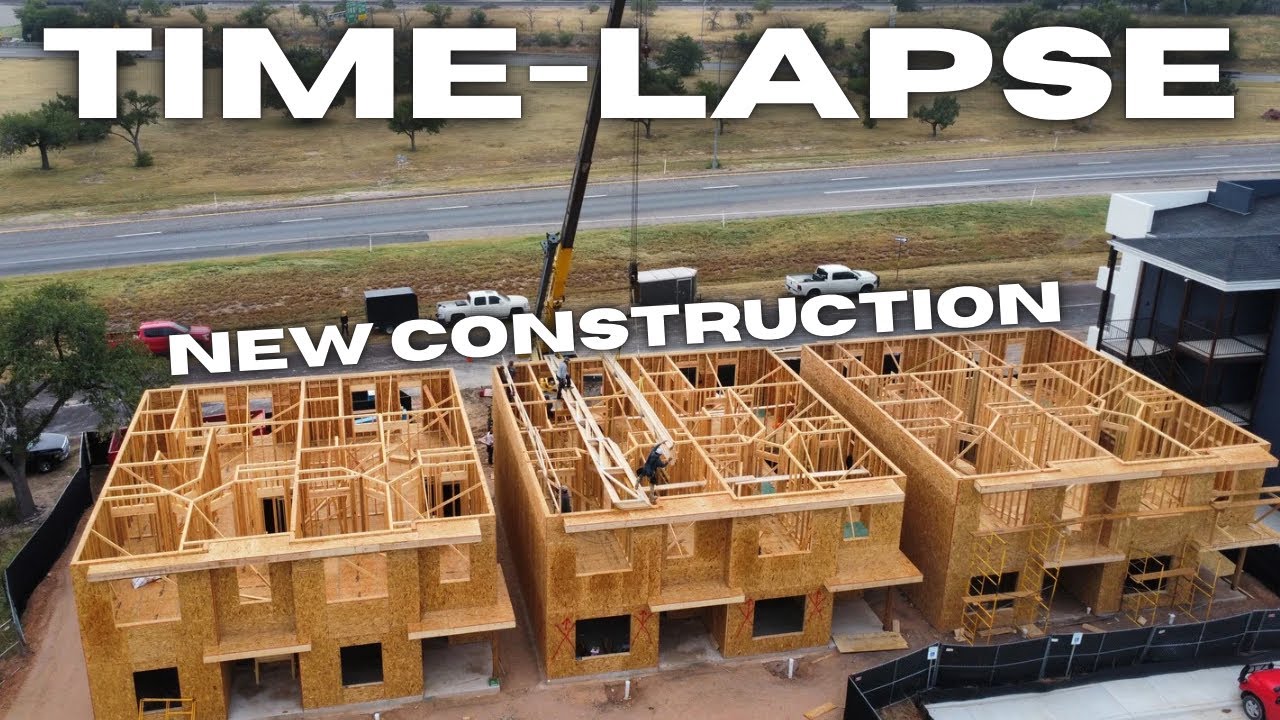 Building 3 Duplexes In 7 Minutes | 9,100 SF Time-Lapse | PART 2