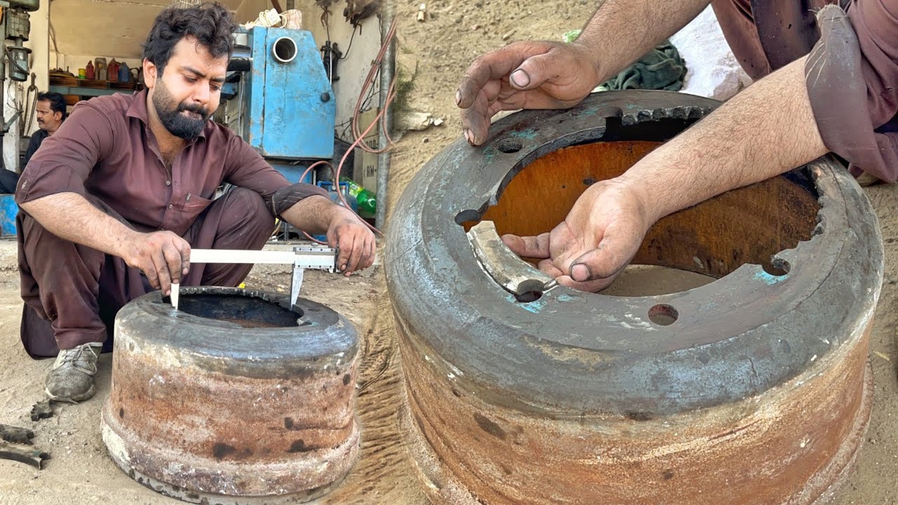 How to Repair Broken Brake Drum of Truck That’s are Another Level Repairing