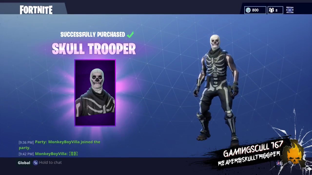 SKULL TROOPER & REAPER-FORTNITE BATTLE ROYALE